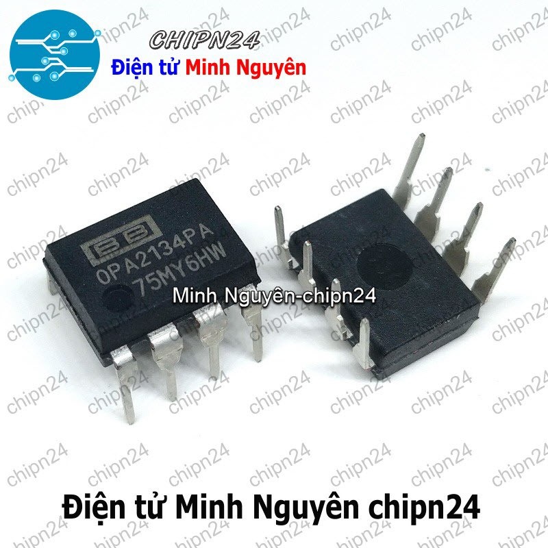 [1 con] (DT) IC OPA2134 DIP-8 Hàng Tốt (OPA2134PA)