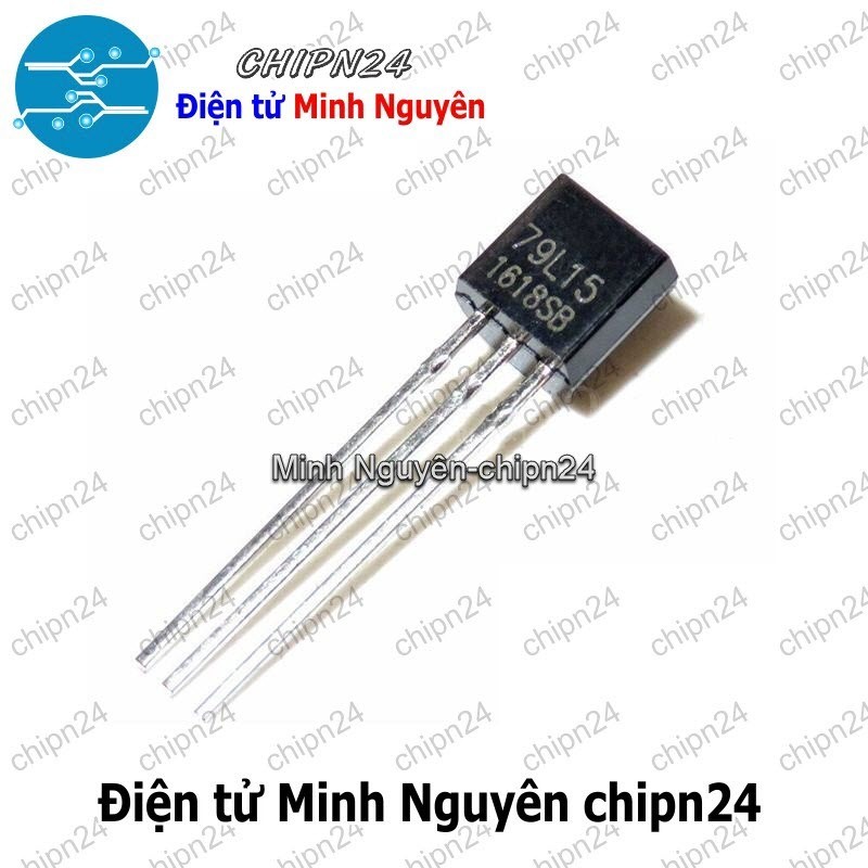 [4 con] (DIP) IC 79L15 TO-92 (Chân Cắm) (7915 -15V 100mA)