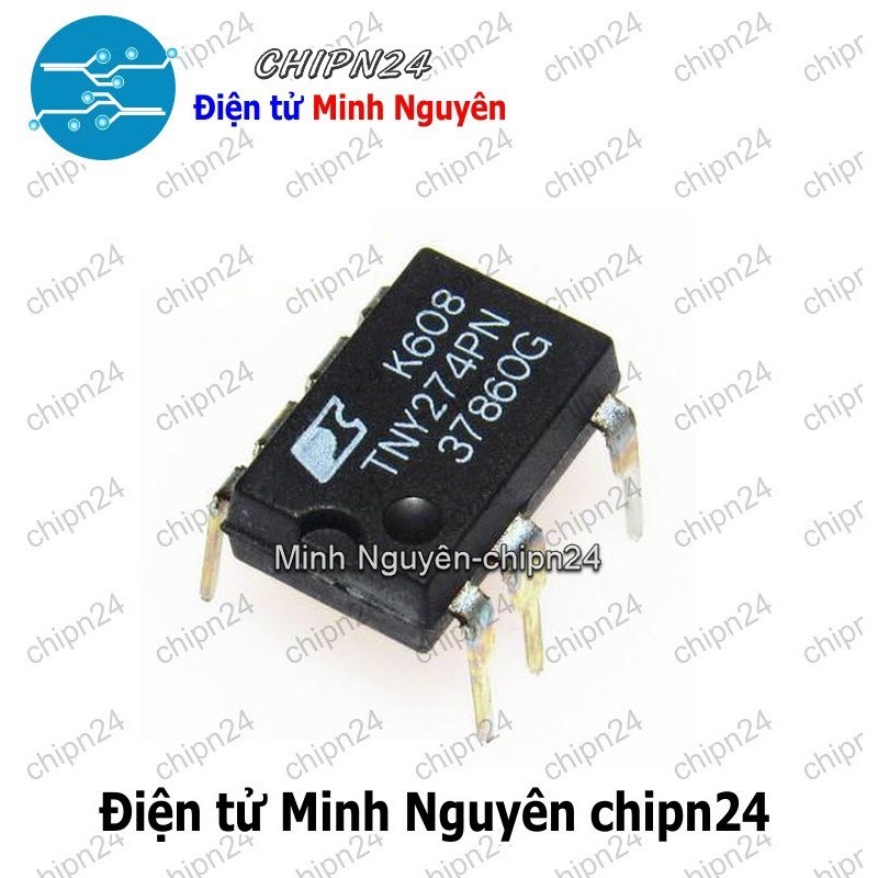 [1 con] (DIP) IC TNY274PN DIP-8 (TNY274) (IC Nguồn AC-DC Converter)