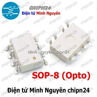 [1 con] (SOP) Opto Dán TLP352 SOP-8 Trắng (SMD) (P352 352) (IC cách ly quang Opto)