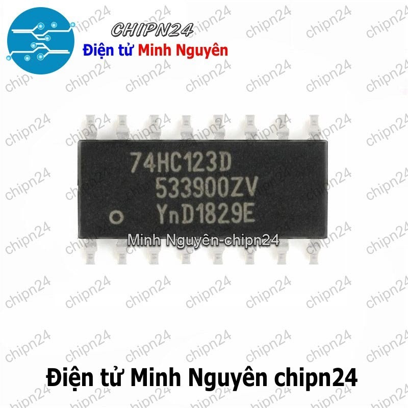 [1 con] (SOP) IC Dán 74123 74HC123 SOP-16 (SMD) (74HC123D)