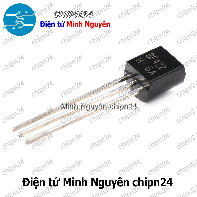 [10 con] (KT1) Transistor BF422 TO-92 NPN 100mA 250V (F422)