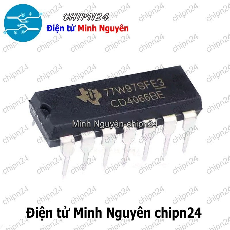 [2 con] (DIP) IC CD4066 DIP-14 (CD4066BE CD 4066)