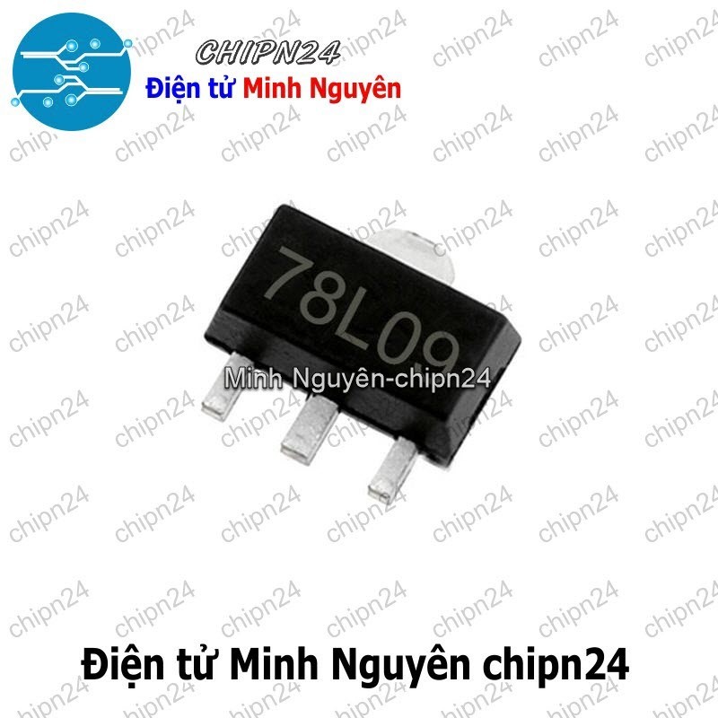 [4 con] (SOP) IC Dán 78L09 SOT-89 (SMD) (7809)