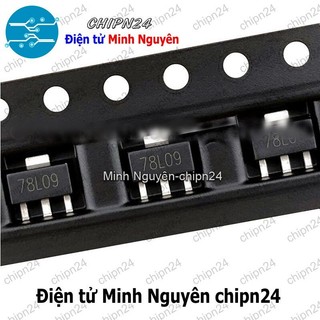 [4 con] (SOP) IC Dán 78L09 SOT-89 (SMD) (7809)