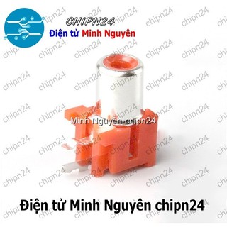 [3 cái] (F116.5) Jack cắm Audio RCA AV5 1 chấu Đỏ (Jack Âm thanh AV Bông sen Hàn Board)