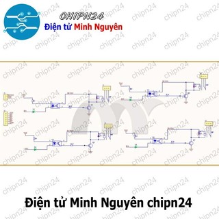[1 cái] (D107) Module 4 Relay với Opto cách ly (kích thấp) (5VDC)