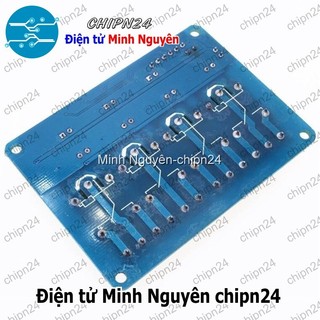 [1 cái] (D107) Module 4 Relay với Opto cách ly (kích thấp) (5VDC)