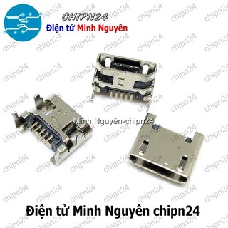 [4 cái] (K148) Đầu Micro USB V3 (Đầu Jack USB Hàn Board)