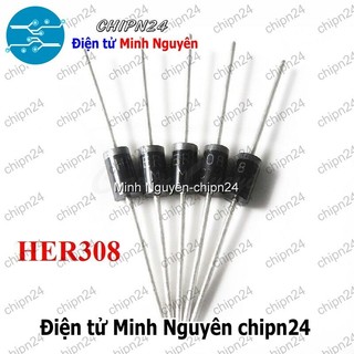 [10 con] (K470) Diode HER308 DIP 3A 1000V