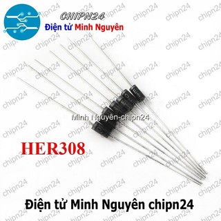 [10 con] (K470) Diode HER308 DIP 3A 1000V