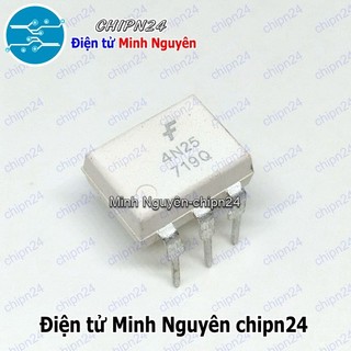 [2 con] (DT) Opto 4N25 DIP-6 Trắng Hàng Tốt (4N25M)