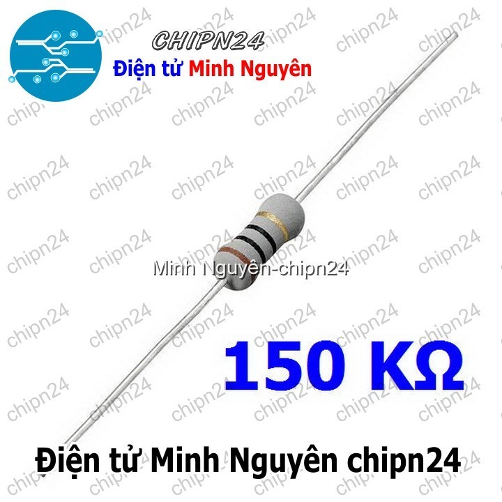 [10 CON] (F155) Điện Trở 150K 1W 5%