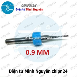 [1 CÂY] Mũi phay mạch in CNC 0.9mm (Mạch điện tử, PCB)