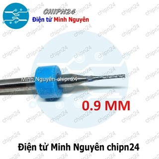 [1 CÂY] Mũi phay mạch in CNC 0.9mm (Mạch điện tử, PCB)