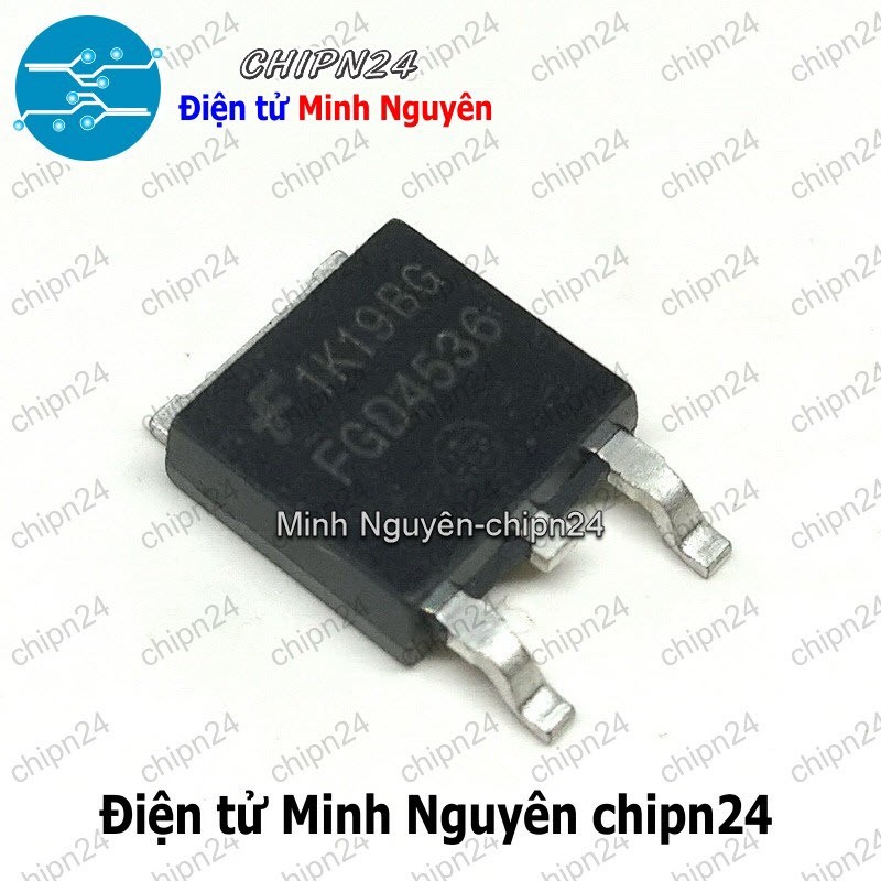 [1 con] (SOP) Mosfet Dán FGD4536 TO-252 50A 360V Kênh N (SMD) (125W FGD 4536)