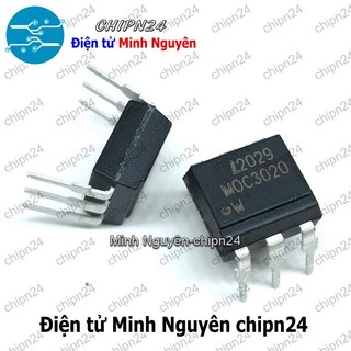 [2 con] (DT) Opto MOC3020 DIP-6 Đen Hàng Tốt (3020)