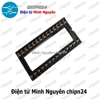 [3 cái] Đế IC 28P (DIP-28) Khe Rộng (Đế cắm IC 28 chân)