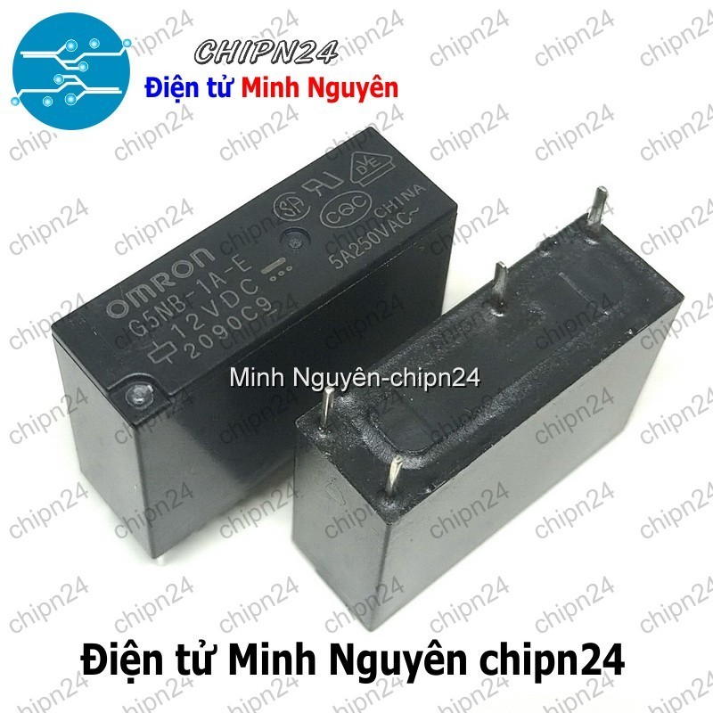 [1 con] (F202.6) Relay Omron G5NB-1A-E-12VDC (4 Chân)