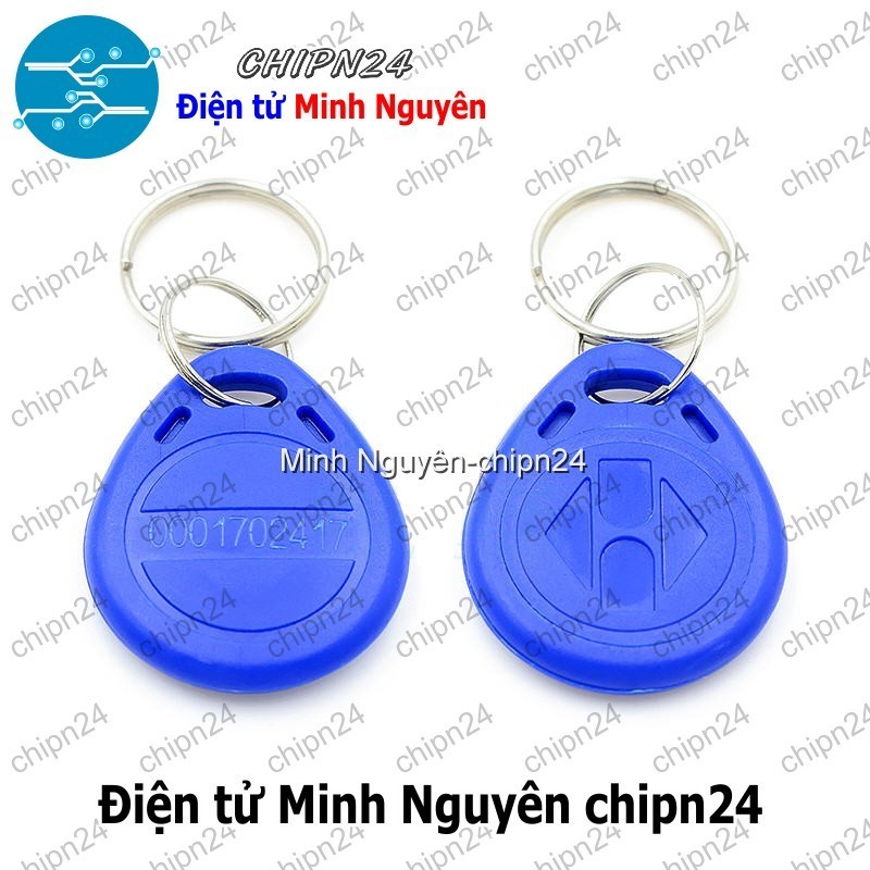 [2 cái] Thẻ từ RFID Xanh Dương (EM4100 ID 125K)