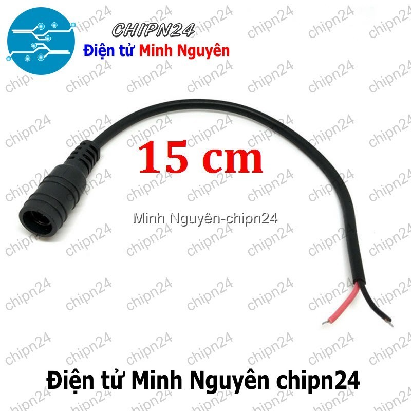 [2 sợi] (I26) Dây nguồn DC chuôi Cái 15cm