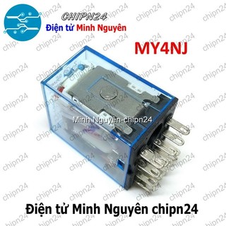[1 con] (F201.6) Relay kiếng 14 Chân 5A 24VDC (MY4NJ MY4N-J HH54P)