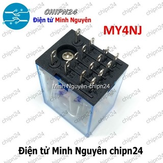 [1 con] (F201.6) Relay kiếng 14 Chân 5A 24VDC (MY4NJ MY4N-J HH54P)