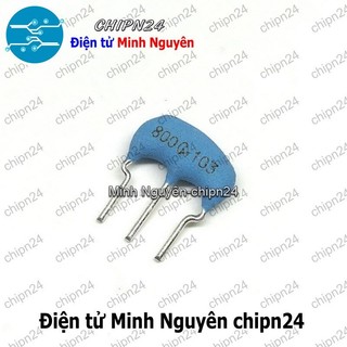 [3 con] (K340) Thạch anh 3 chân 8M (dùng cho máy giặt, điều hòa 8MHz)