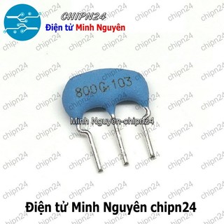 [3 con] (K340) Thạch anh 3 chân 8M (dùng cho máy giặt, điều hòa 8MHz)
