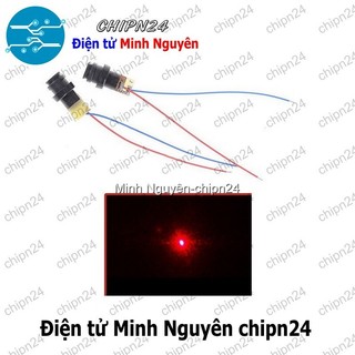 [1 cái] (F13.8) Đầu phát Laser Mini 4.5V 6mm (Sáng Đỏ Hội Tụ) (Laze)