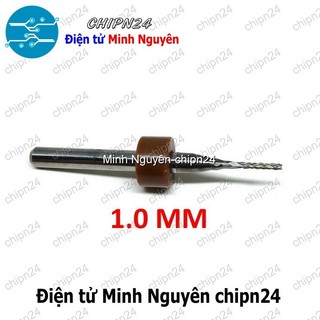 [1 cây] Mũi phay mạch in CNC 1.0mm (Mạch điện tử, PCB)