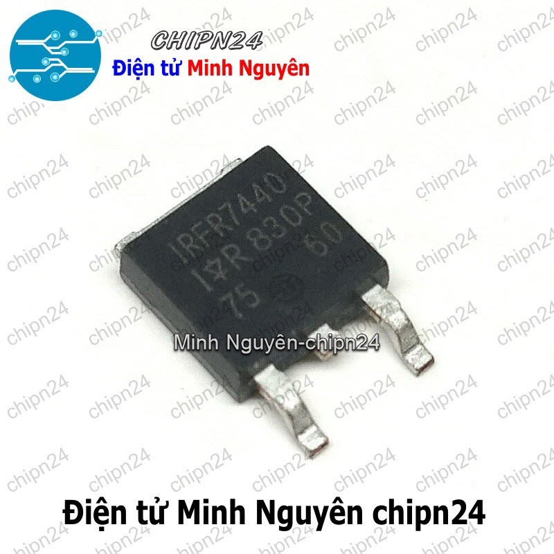 [2 con] (SOP) Mosfet Dán IRFR7440 TO-252 180A 40V (SMD) (FR7440 IRFR 7440 FR 7440)