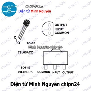 [5 con] (SOP) IC Dán 79L05 SOT-89 (SMD) (L79L05 7905)