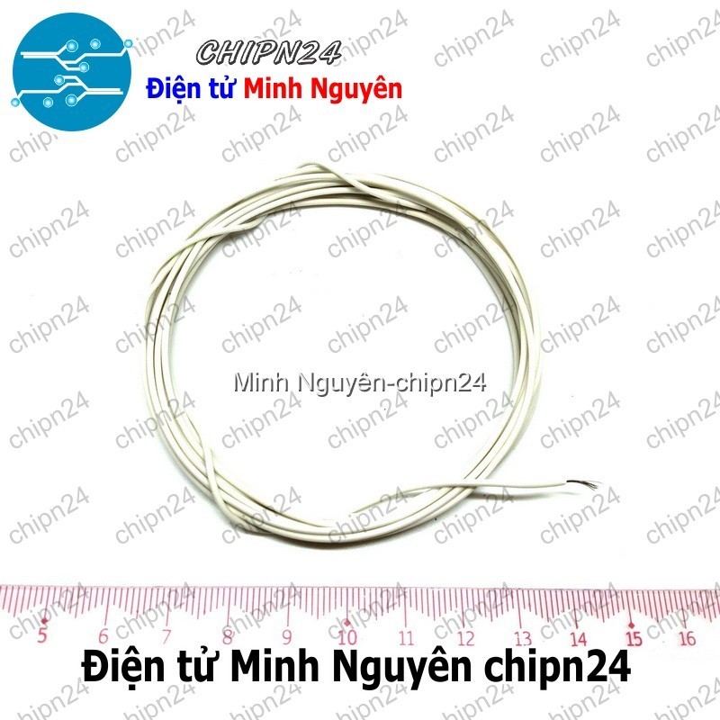 [2 cuộn] Dây điện mềm 0.3MM - Cuộn dây điện nhỏ Lõi Mềm 0.3MM (Cuộn nhỏ 3 mét)