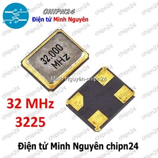 [3 con] (K357) Thạch anh Dán 3225 32M (4 chân 3.2x2.5mm 32MHz)