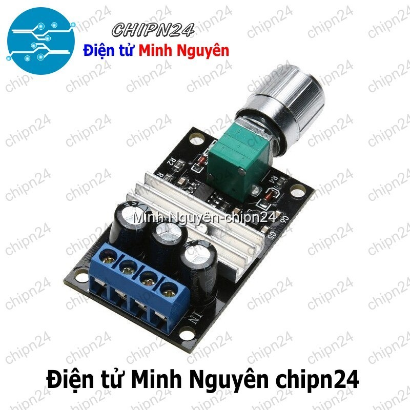 [1 cái] (Q98) Dimmer DC 3A 6V 12V 24V 28V