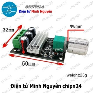 [1 cái] (Q98) Dimmer DC 3A 6V 12V 24V 28V