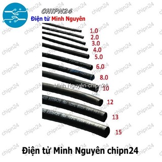 [2 mét] Dây co nhiệt 6mm Đen