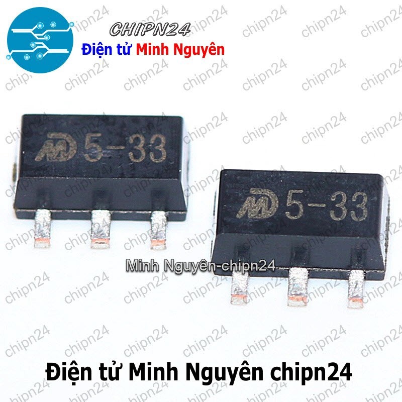 [2 con] (SOP) IC Dán MD5333 SOT-89 Hàng Tốt (SMD) (5-33 MD 5333)