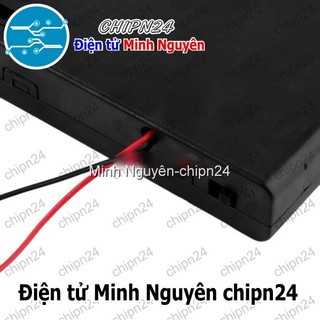 [1 cái] (C13) Hộp Đế pin 6 viên AA (có nắp, có công tắc)