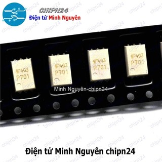 [1 con] (SOP) Opto Dán TLP701 SOP-6 Trắng (SMD) (P701) (IC Cách ly quang Opto)