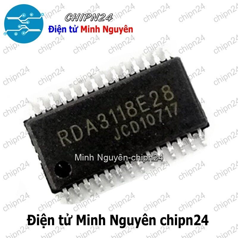 [1 con] (SOP) IC Dán RDA3118 TSSOP-28 Hàng Tốt (SMD) (RDA3118E28 3118)