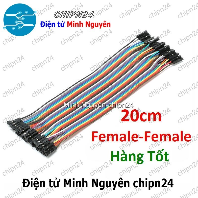 [20 sợi] (P86) Dây Cắm Test Board 20cm Cái-Cái Hàng Tốt