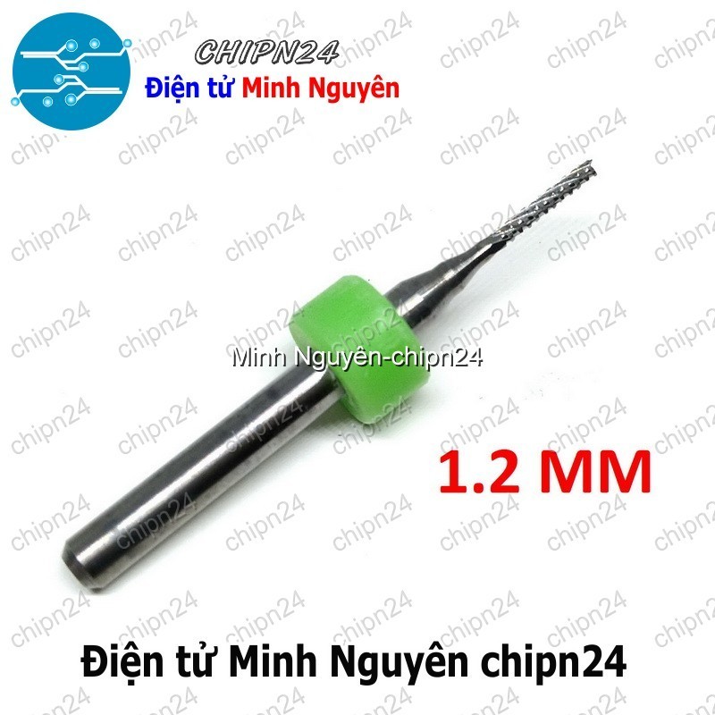 [1 cây] Mũi phay mạch in CNC 1.2mm (Mạch điện tử, PCB)