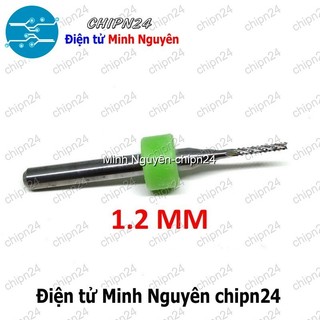 [1 cây] Mũi phay mạch in CNC 1.2mm (Mạch điện tử, PCB)