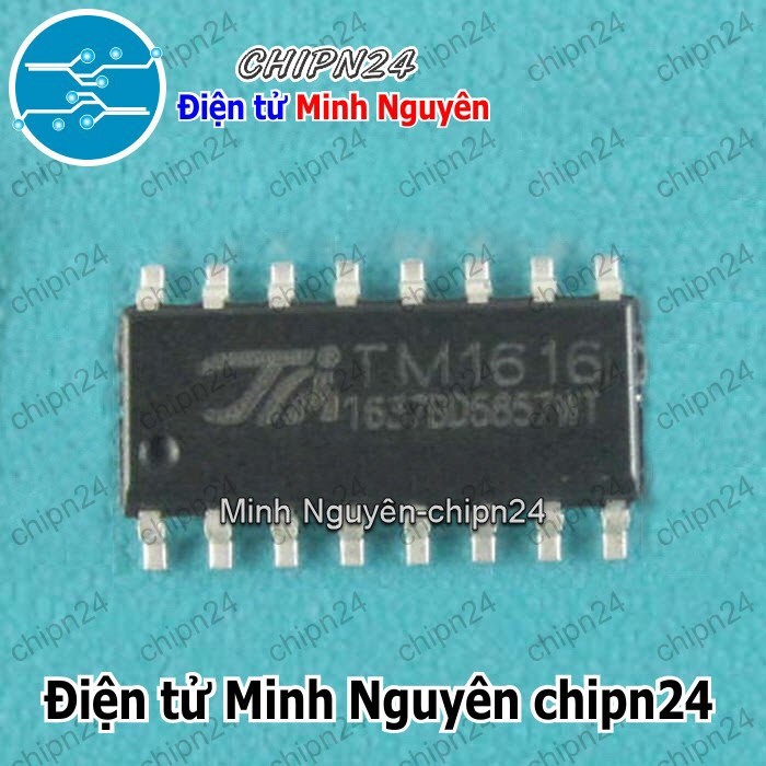 [1 con] (SOP) IC Dán TM1616 SOP-16 Hàng Tốt (SMD) (1616)