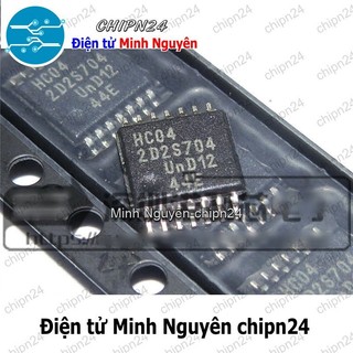 [2 con] (SOP) IC Dán HC04 TSSOP-14 Hàng Tốt (SMD) (74HC04 74HC04PW) (IC Biến tần Hex)