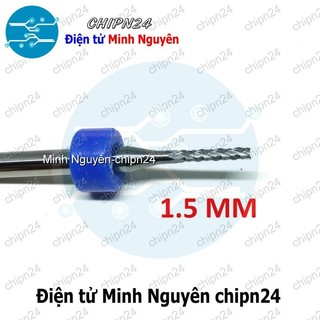 [1 CÂY] Mũi phay mạch in CNC 1.5mm (Mạch điện tử, PCB)
