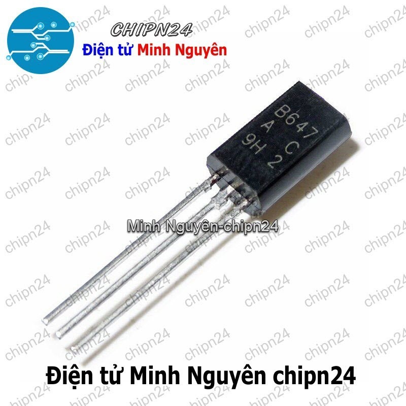 [25 con] (KT1) Transistor B647 TO-92L PNP 1A 120V (2SB647)