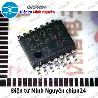 [1 con] (SOP) Opto Dán PC929 SOP-14 Đen Hàng Tốt (SMD) (929)